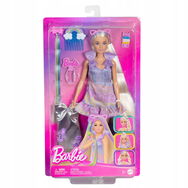 Hračka pre bábiku Barbie s vlasmi a doplnkami